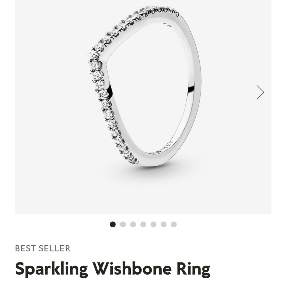 Pandora authentic wishbone ring size 48 (4.5)